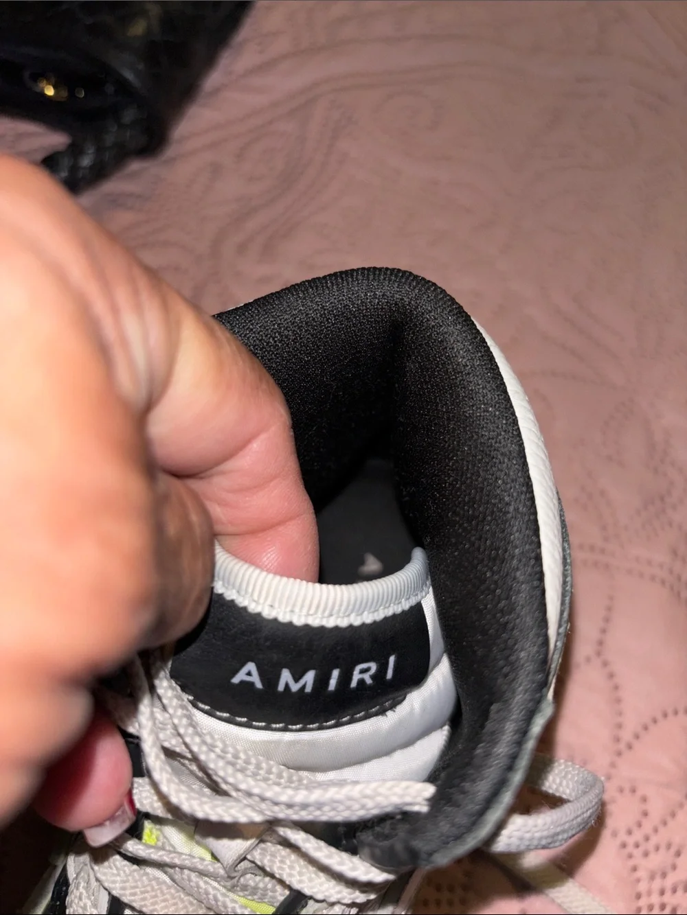 Amiri Black & White High-Top kids Sneakers